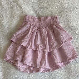 Hollister Light Pink Asymmetrical Skirt